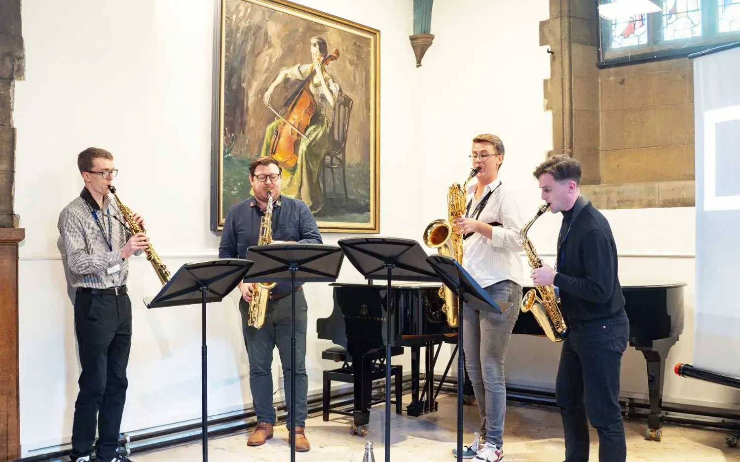 Saxophone Quartet Brings the Power of Fixed Media to Life at St Mary’s Music School